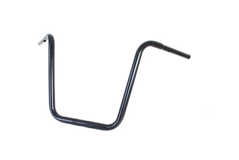 MCM 18 inch Rhino Ape Hanger Handlebar with Indents Black - 25-0740