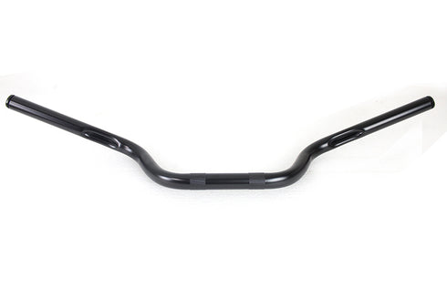 V-Twin 1 inch Super Bar Handlebar with Indents Black - 25-0745
