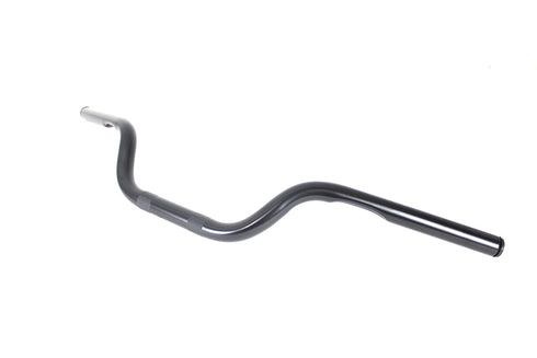 V-Twin 1 inch Super Bar Handlebar with Indents Black - 25-0745