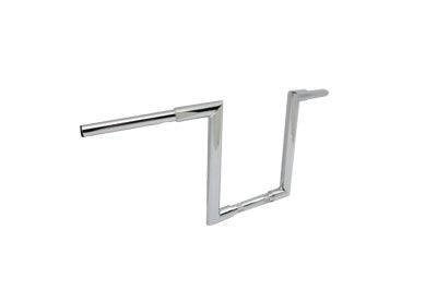 MCM 11 inch Fatty 'Z' Bar Handlebar without Indents Chrome - 25-0753