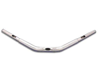 MCM 5-1/2 inch Drag Replica Handlebar with Indents Chrome - 25-0797