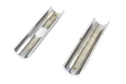 MCM 1-1/4 inch Handlebar Riser Adapter Sleeve Spacer Set Chrome - 25-0992