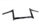 MCM 10 inch Black Z-Bar Handlebar with Indents - 25-1203