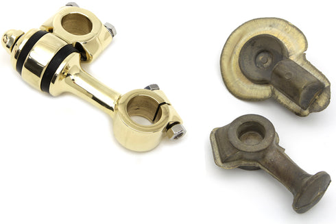 MCM Polished Brass Flanders Riser Set - 25-1271