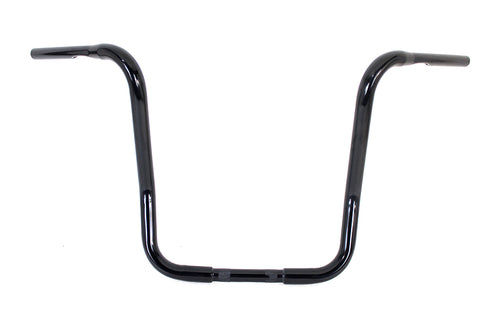 MCM 16 inch Bagger Handlebar with Indents Black - 25-1280