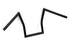 MCM 11 inch Lazy Z Handlebar Black - 25-1286
