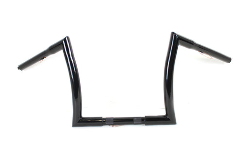 MCM 12 inch Z Handlebar without Indents Black - 25-1287