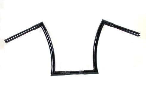 MCM 16 inch Z Handlebar with Indents Black - 25-1289