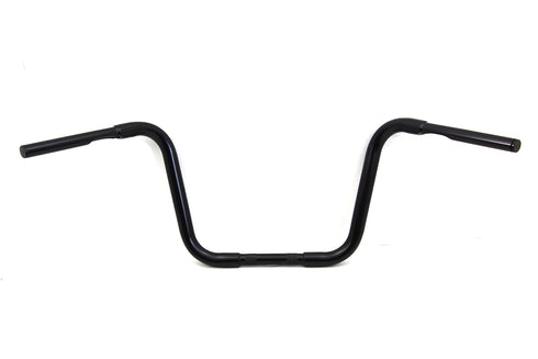 MCM 12 inch Buffalo Ape Hanger Handlebar with Indents Black - 25-1293