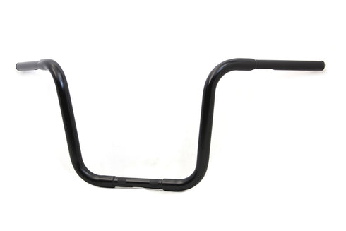 MCM 12-1/2 inch Buffalo Ape Hanger Handlebar with Indents Black - 25-1294