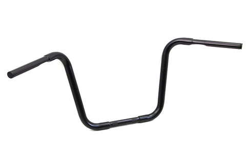MCM 14 inch Buffalo Ape Hanger Handlebar with Indents Black - 25-1295