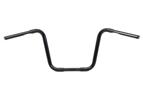 MCM 14 inch Buffalo Ape Hanger Handlebar with Indents Black - 25-1295