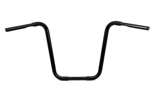 MCM 18 inch Buffalo Ape Hanger Handlebar with Indents Black - 25-1297