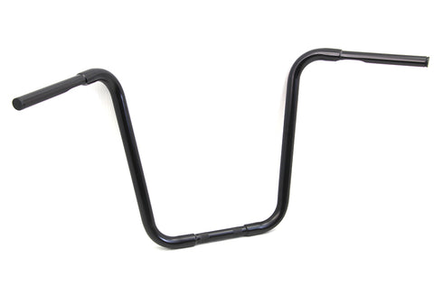 MCM 18 inch Buffalo Ape Hanger Handlebar with Indents Black - 25-1297