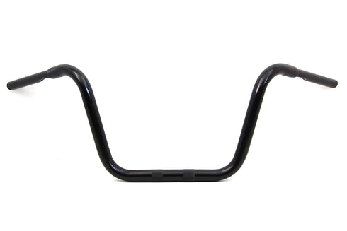 MCM 12 inch Rhino Ape Hanger Handlebar with Indents Black - 25-1299