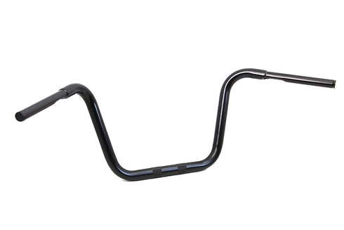 MCM 12 inch Rhino Ape Hanger Handlebar with Indents Black - 25-1299
