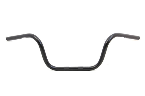 MCM 8 inch Ape Hanger Handlebar with Indents Black - 25-1302