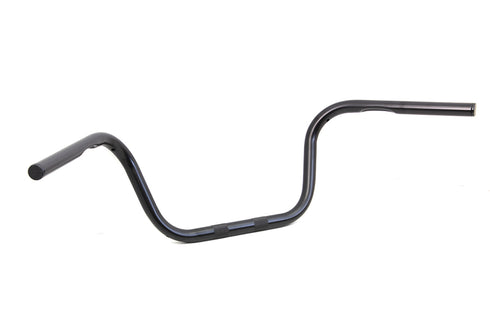 MCM 8 inch Ape Hanger Handlebar with Indents Black - 25-1302