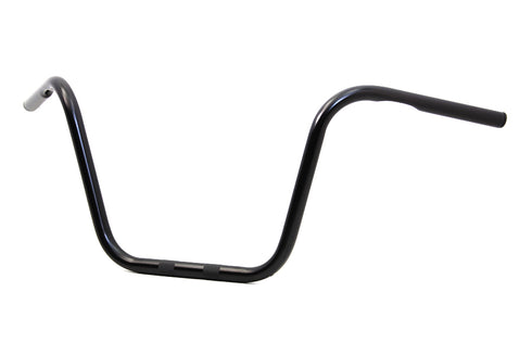 MCM 12 inch Ape Hanger Handlebars with Indents Black - 25-1304