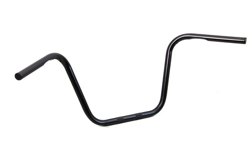 MCM 12 inch Ape Hanger Handlebars with Indents Black - 25-1304
