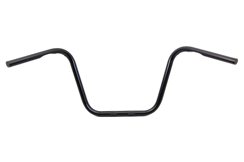 MCM 12 inch Ape Hanger Handlebars with Indents Black - 25-1304