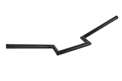 MCM 4 inch Z Handlebar without Indents Black - 25-1309