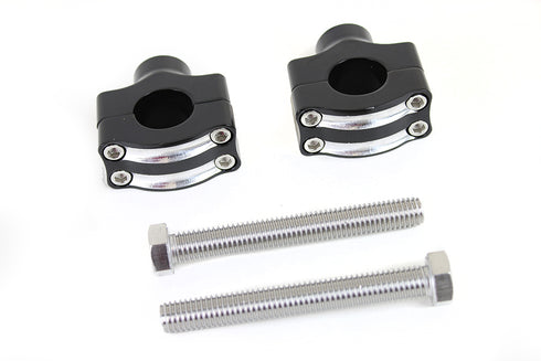 MCM 1 inch Handlebar Riser Set Black - 25-1752