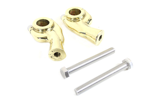 MCM 1 inch Smooth Pullback Riser Set Brass Sand - 25-1758