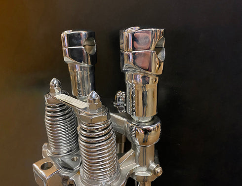 V-Twin FXSTS Riser Kit Chrome - 25-1988