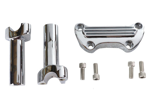 V-Twin 4-1/2 inch Post Riser Kit Chrome - 25-2116