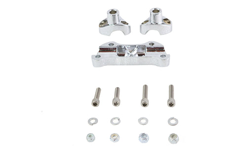V-Twin 1-1/8 inch Post Riser Kit Chrome - 25-2132