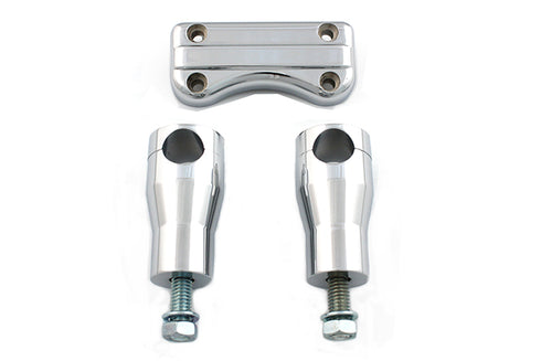 MCM 3 inch Glide Riser Kit Chrome - 25-2145