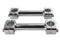 Paughco 5 inch Dog Bone Riser Set Chrome - 25-2159