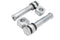 MCM 5-1/4 inch Offset Dog Bone Riser Set Chrome - 25-2160
