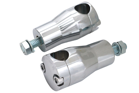 MCM 3 inch Riser Set Chrome - 25-2171