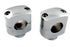 MCM 1-1/2 inch Short Riser Set Chrome - 25-2184