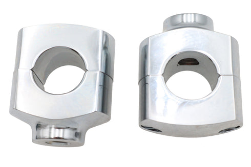 MCM 1-1/2 inch Short Riser Set Chrome - 25-2184