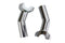 MCM 1 inch Pullback Riser Set Chrome - 25-2192