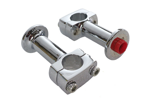 Paughco 3 inch Post Riser Set Chrome - 25-2200