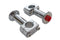 Paughco 3 inch Post Riser Set Chrome - 25-2200