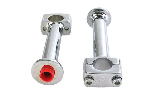 Paughco 5 inch Post Riser Set Chrome - 25-2201