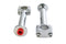 Paughco 5 inch Post Riser Set Chrome - 25-2201
