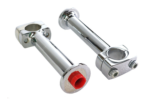 Paughco 5 inch Post Riser Set Chrome - 25-2201