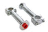 Paughco 5 inch Post Riser Set Chrome - 25-2201