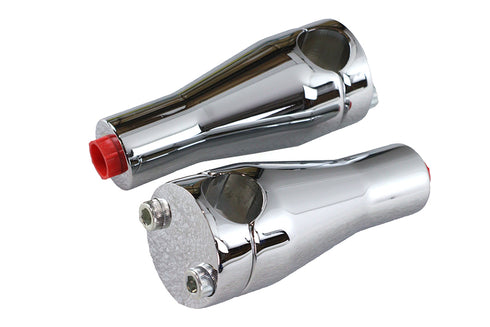 Paughco 4 inch Glide Riser Set Chrome - 25-2202