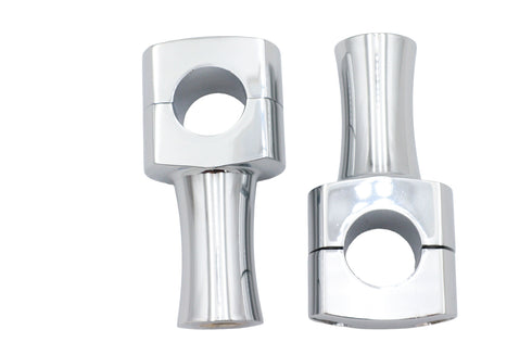 MCM Chrome 3 inch Domed Riser - 25-2207