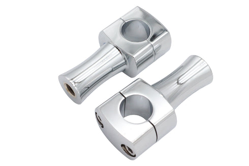 MCM Chrome 3 inch Domed Riser - 25-2207
