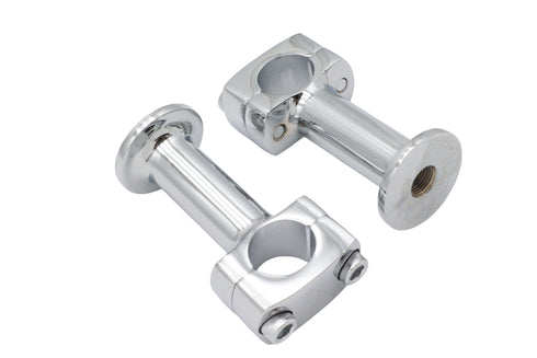 MCM 3 inch Post Riser Set Chrome - 25-2214