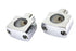 V-Twin 1-1/4 inch Shorty Riser Set Chrome - 25-2231