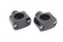 V-Twin 1-1/4 inch Shorty Riser Set Black - 25-2232